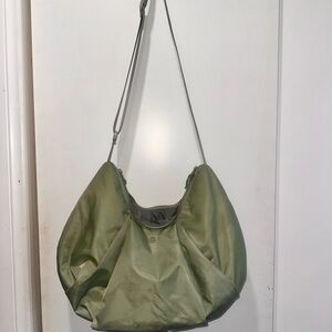 Olive Green Shoulder Hobo Bag